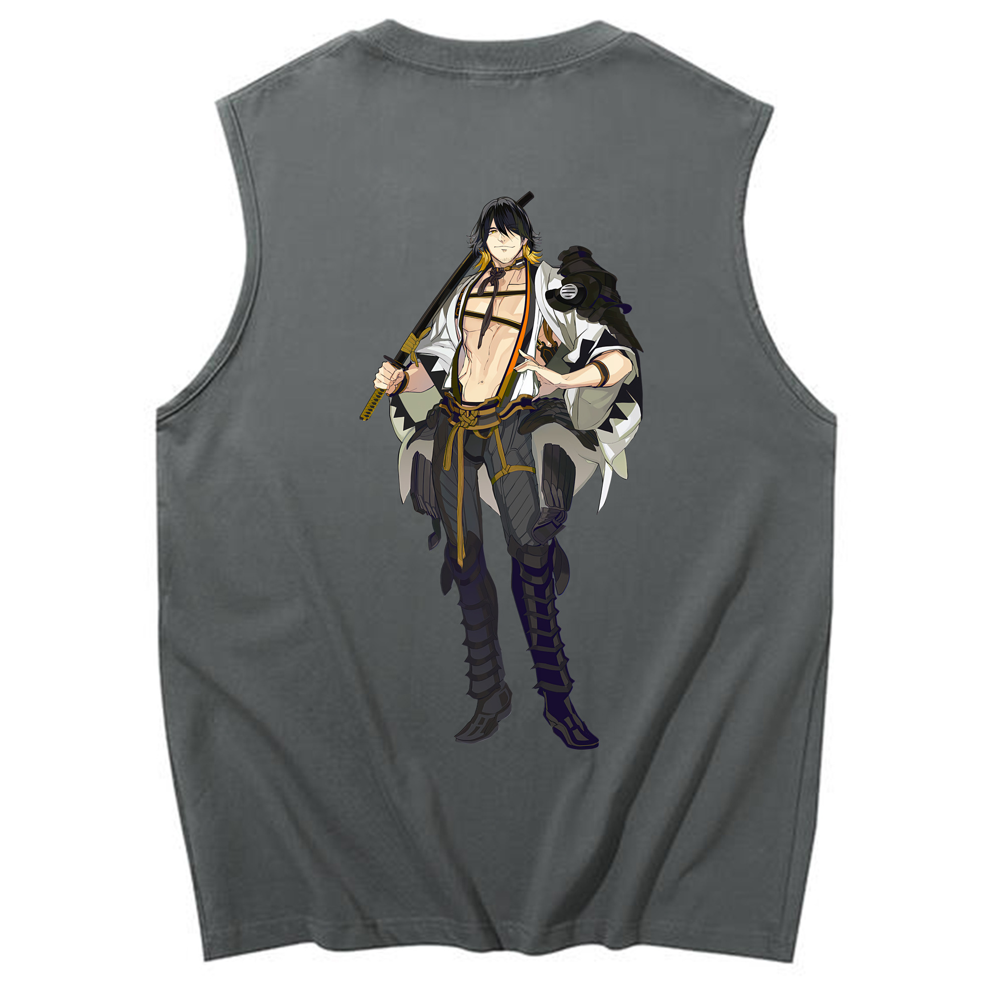 （画像用） 刀剣乱舞 Touken Ranbu コットン100％タンクトップ（背面プリント）
